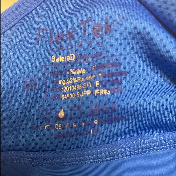 FlewTek Smooth Blue Bra Top - Picture 3 of 3